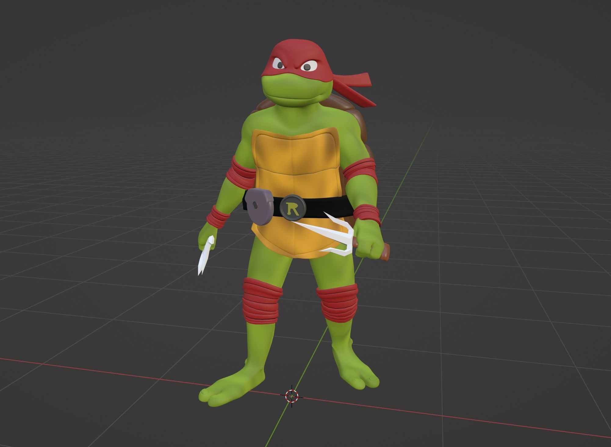 Raphael - TMNT 3D model_4