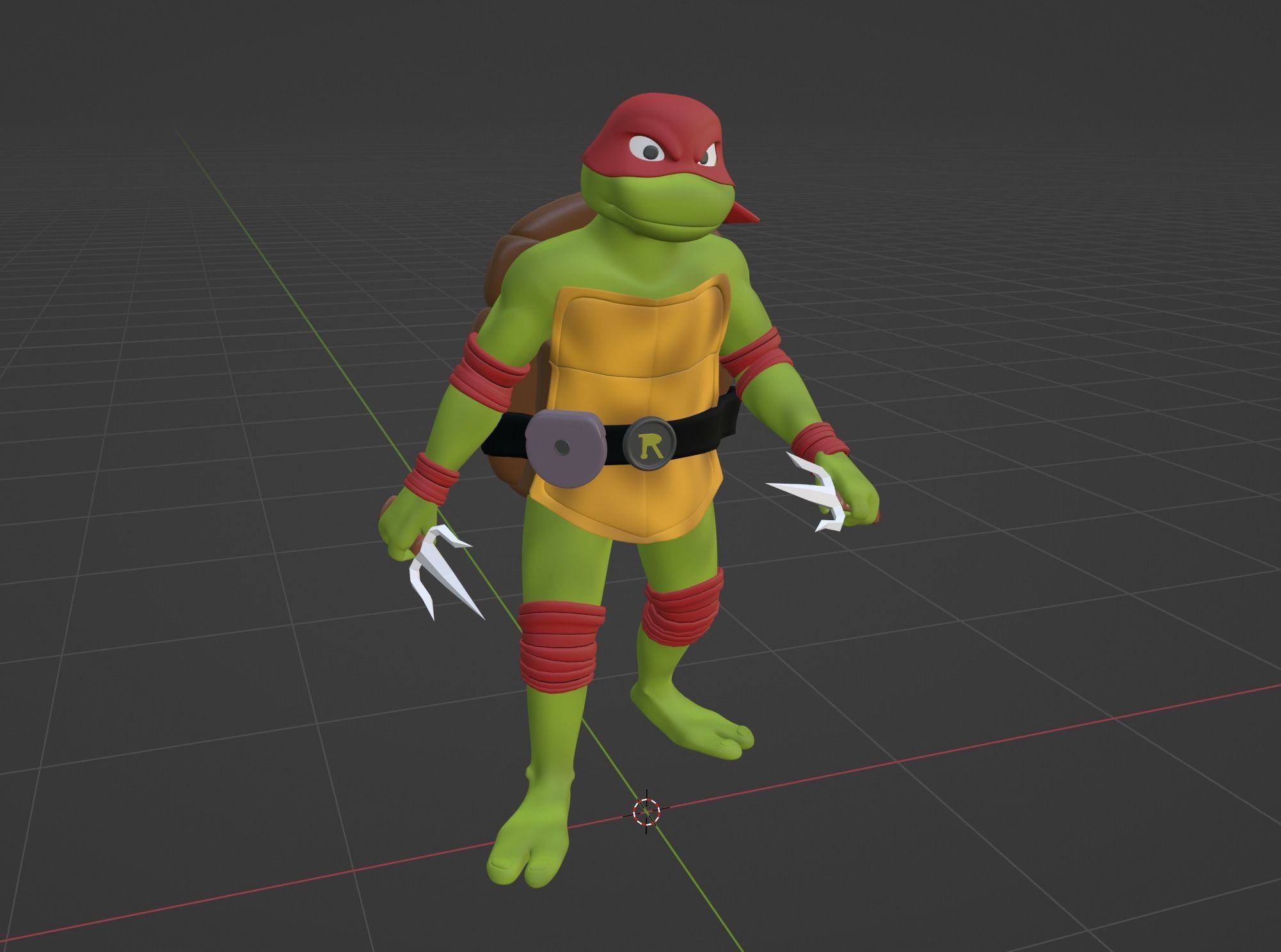 Raphael - TMNT 3D model_7