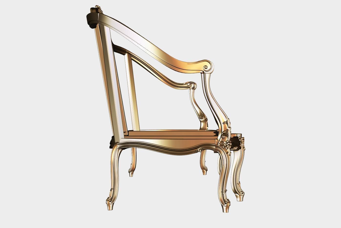 Carved canape for cnc 19 3D model_2