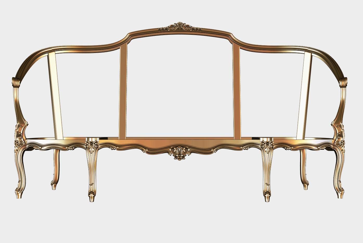 Carved canape for cnc 19 3D model_1