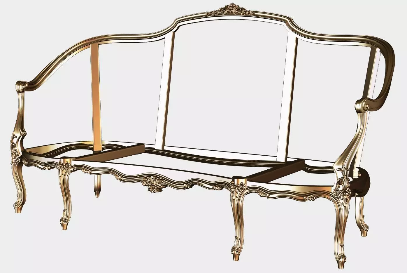 Carved canape for cnc 19 3D model_0