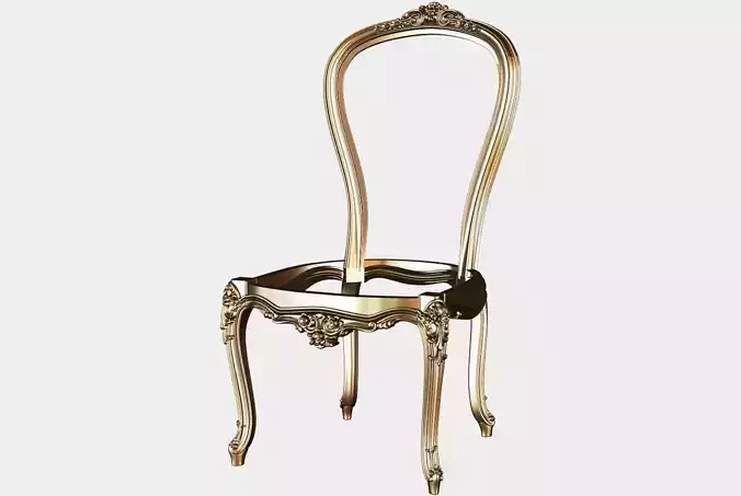 Carved chair  for cnc 19