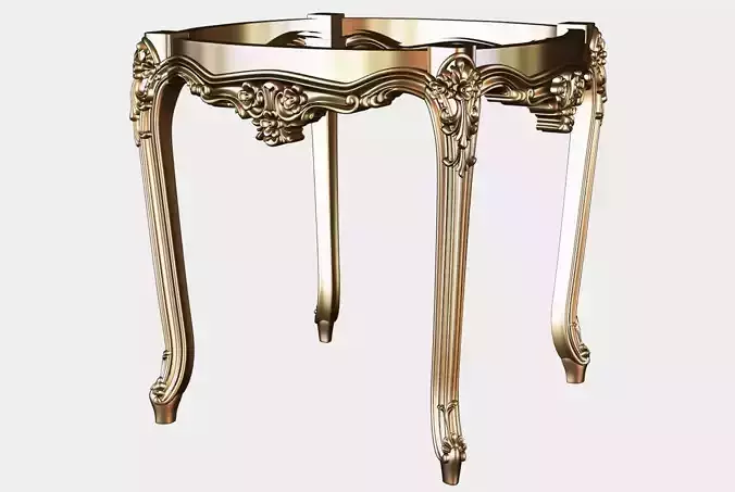 Carved coffee table for cnc 19