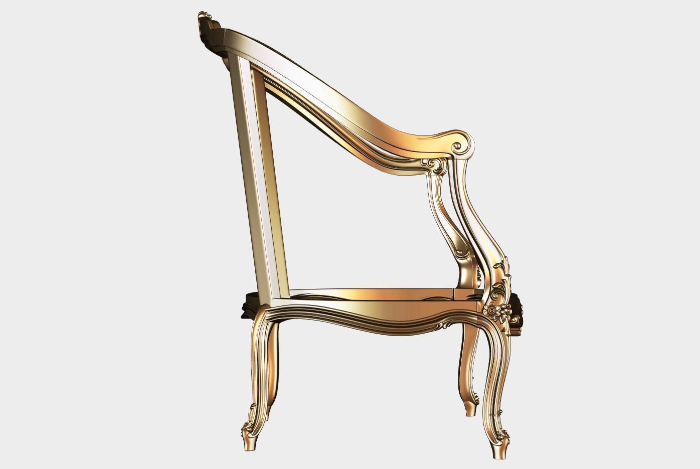 Carved sofa for cnc 19 3D model_2