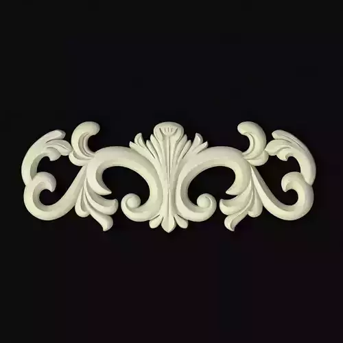 Central decor ornament for furniture