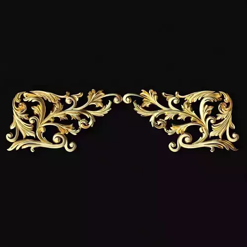 Central decor ornament for furniture