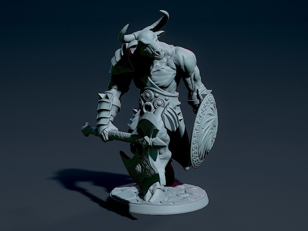 Minotaurs 3D print model_1