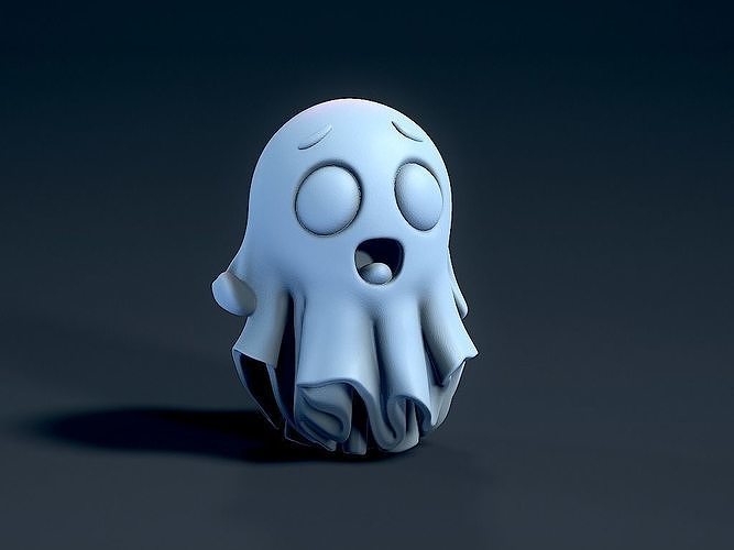Cute Ghost 3D print model