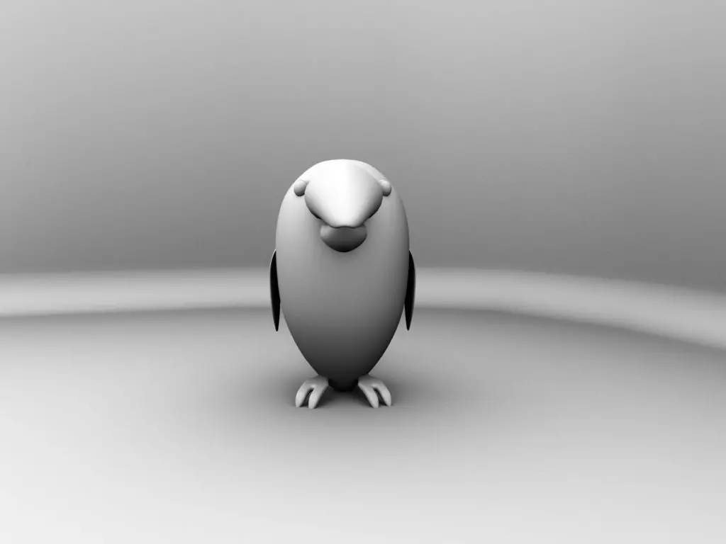 Cartoon Birds Free 3D model