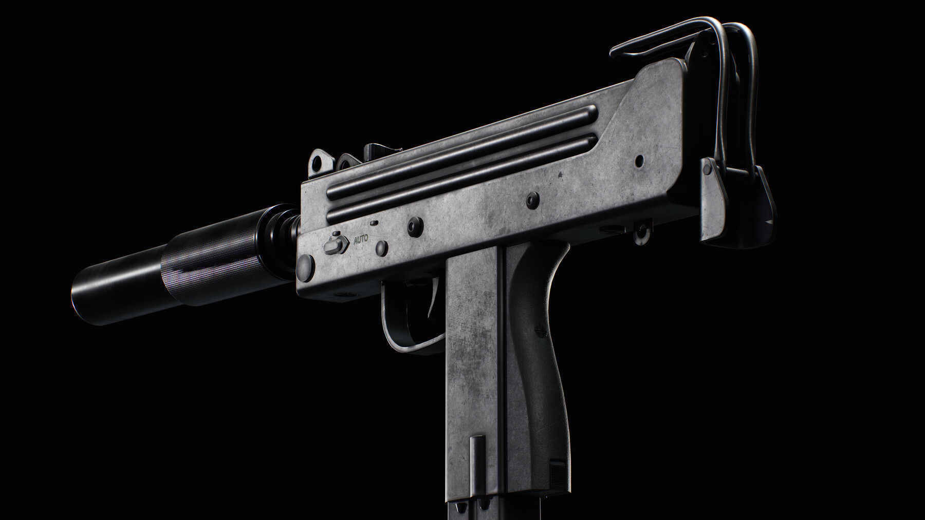 Weapons bundle pack vol 02 Low-poly 3D model_6