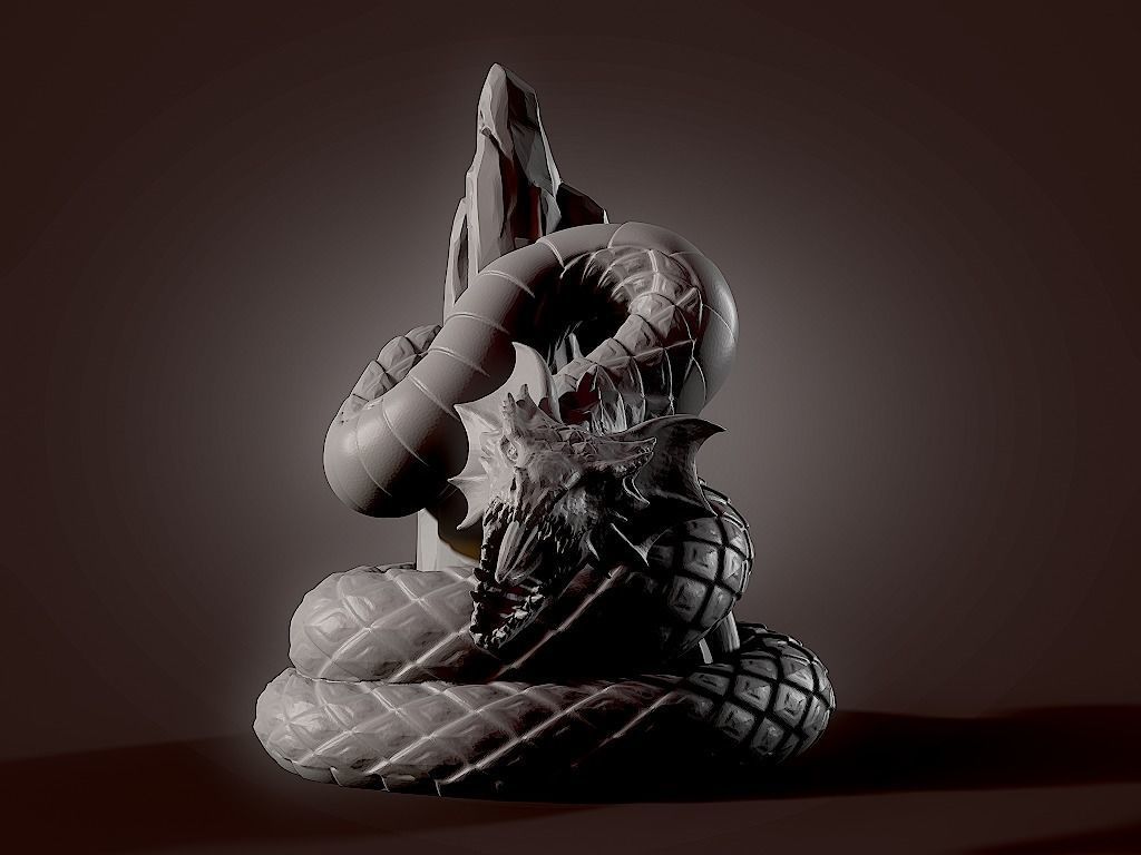 Basilisk2  3D print model_2