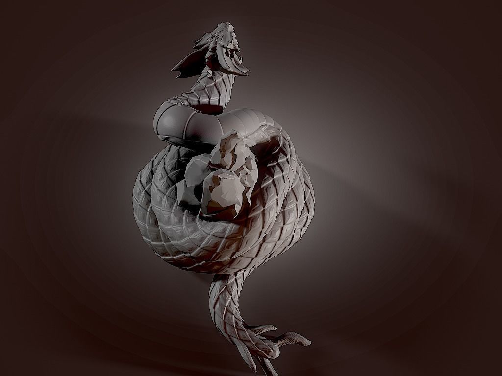 Basilisk2  3D print model_3