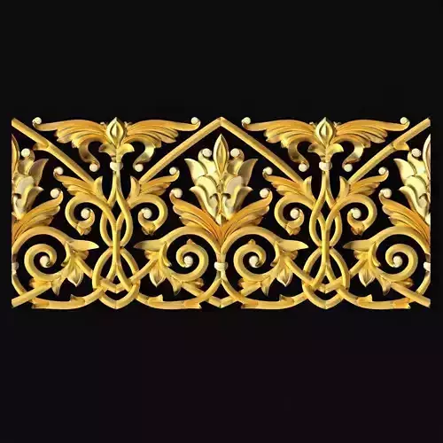 Central decor ornament for furniture