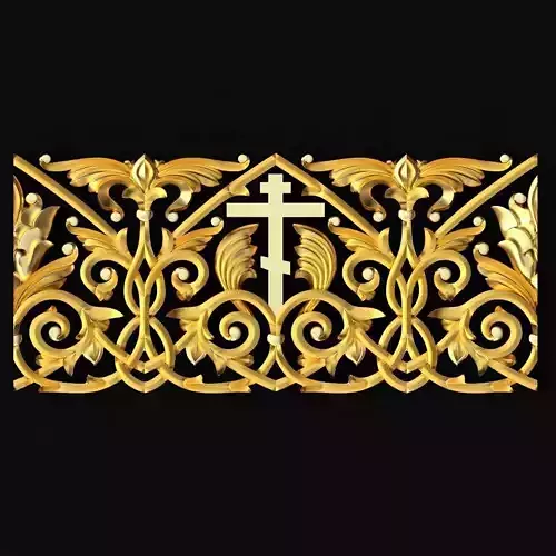 Central decor ornament for furniture