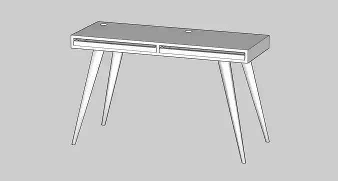 Two Drawer Computer Table