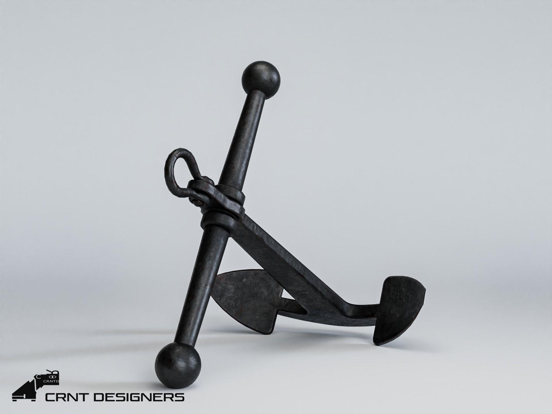 Ship Anchor 3D Model Low-poly 3D model_8