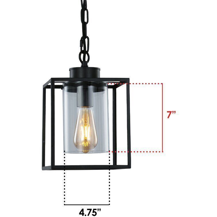 Roudebush Light Lantern Square Pendant 3D model_1