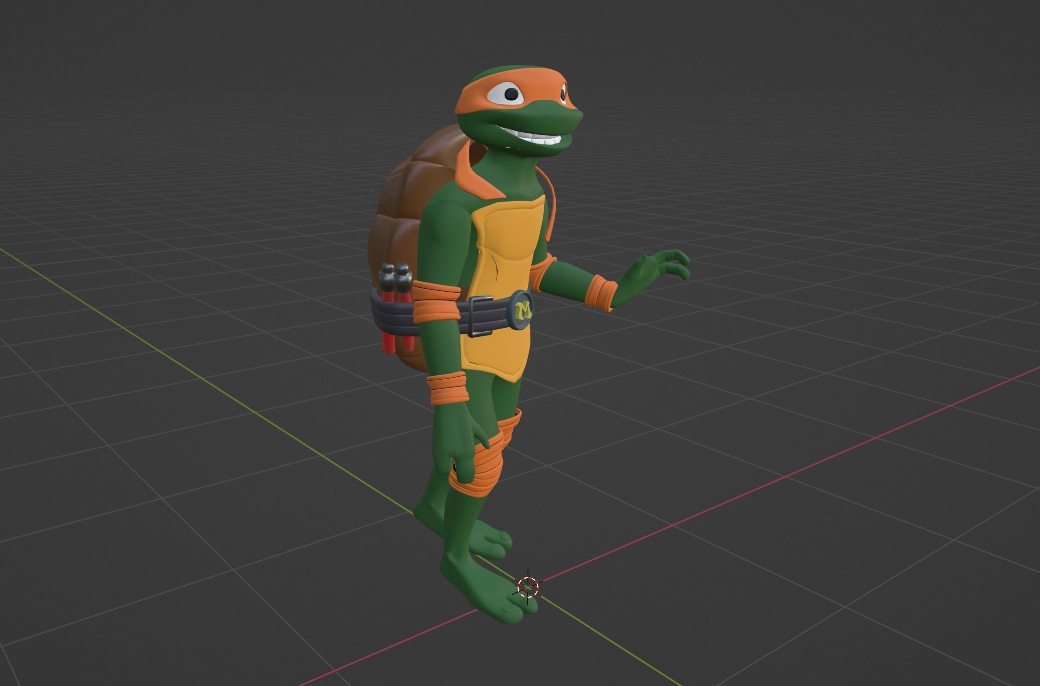 Michelangelo - TMNT 3D model_7
