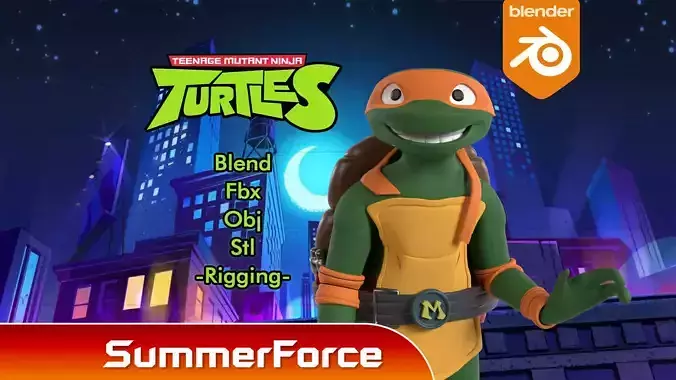 Michelangelo - TMNT 3D model