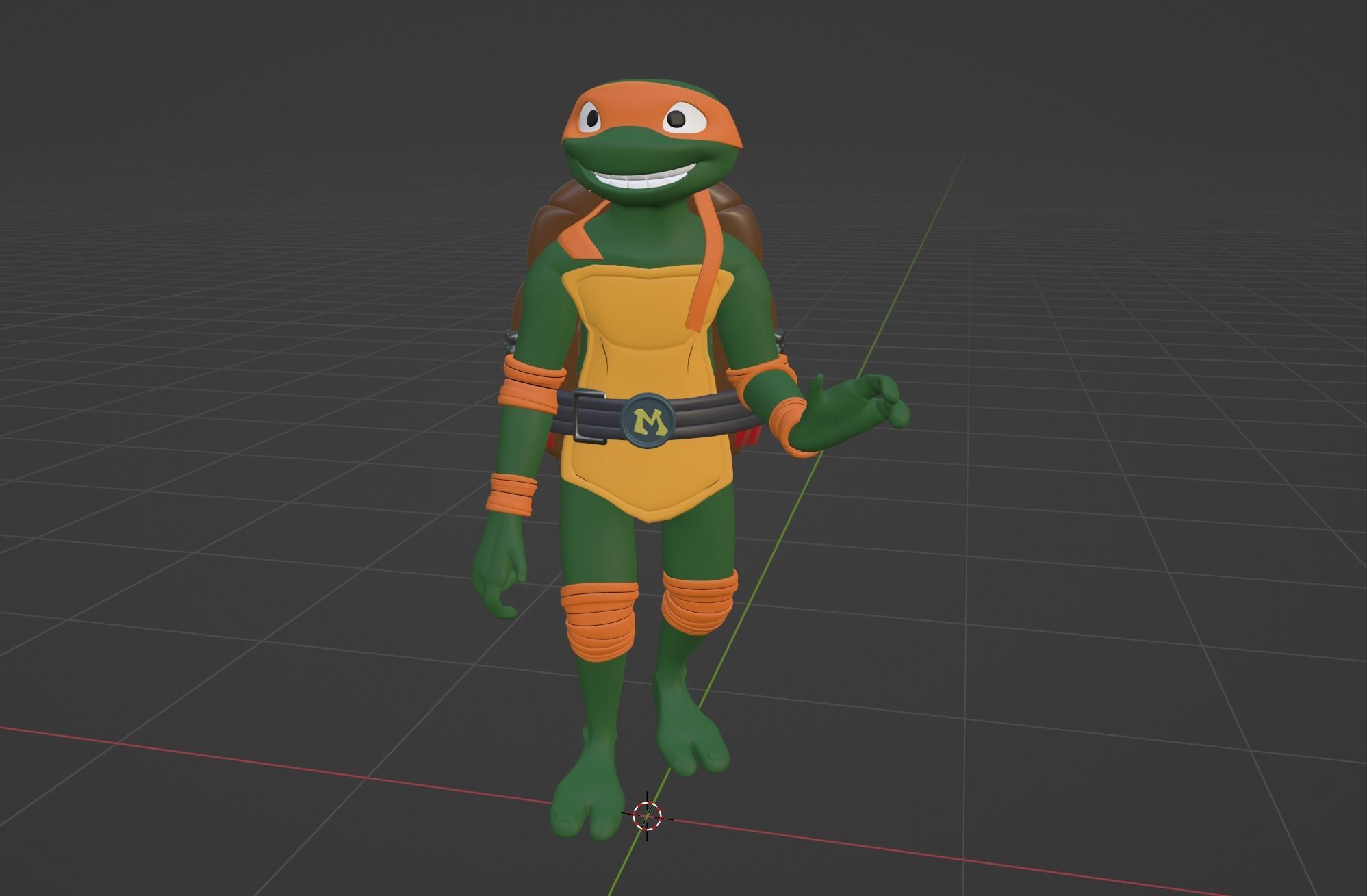 Michelangelo - TMNT 3D model_4