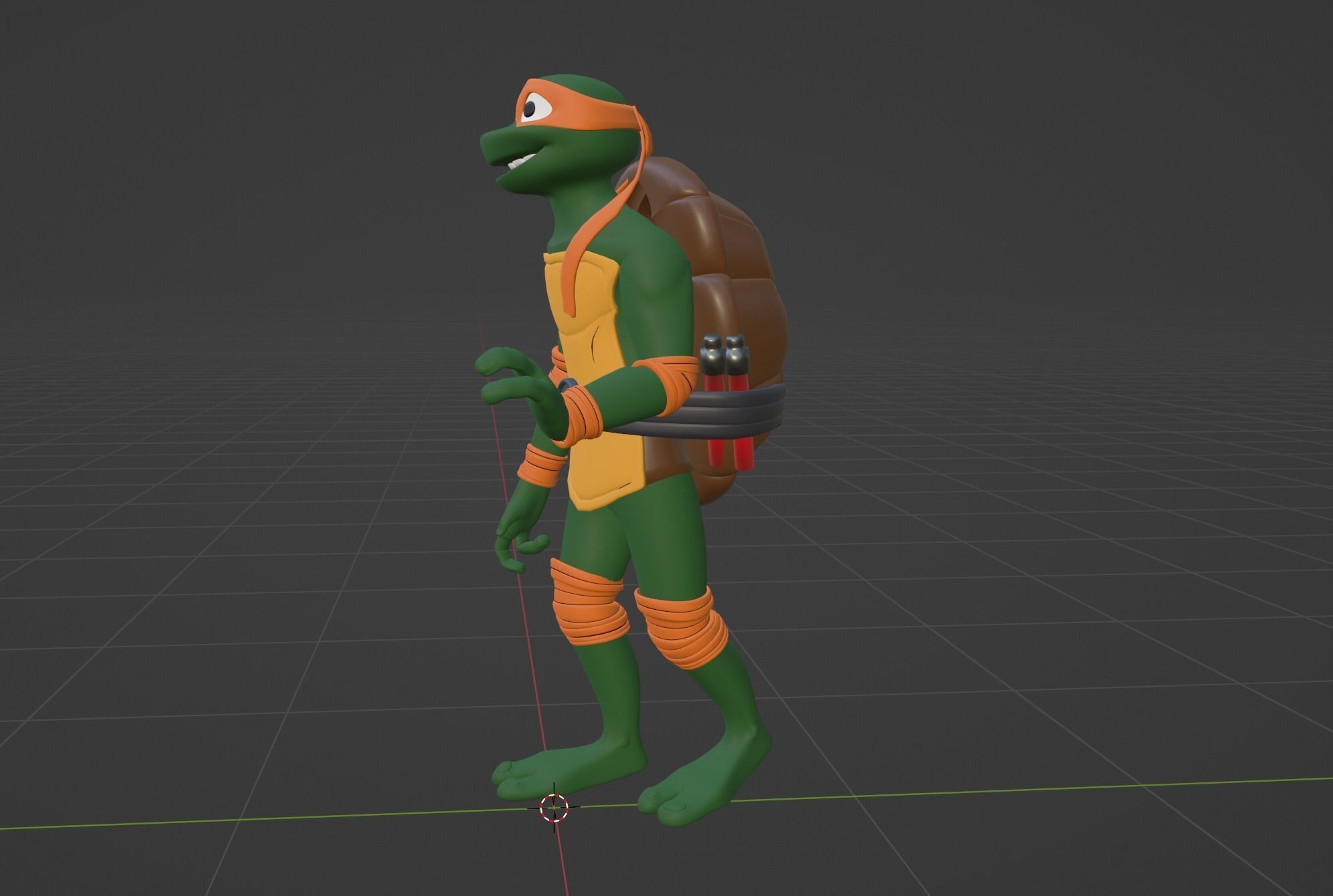 Michelangelo - TMNT 3D model_5