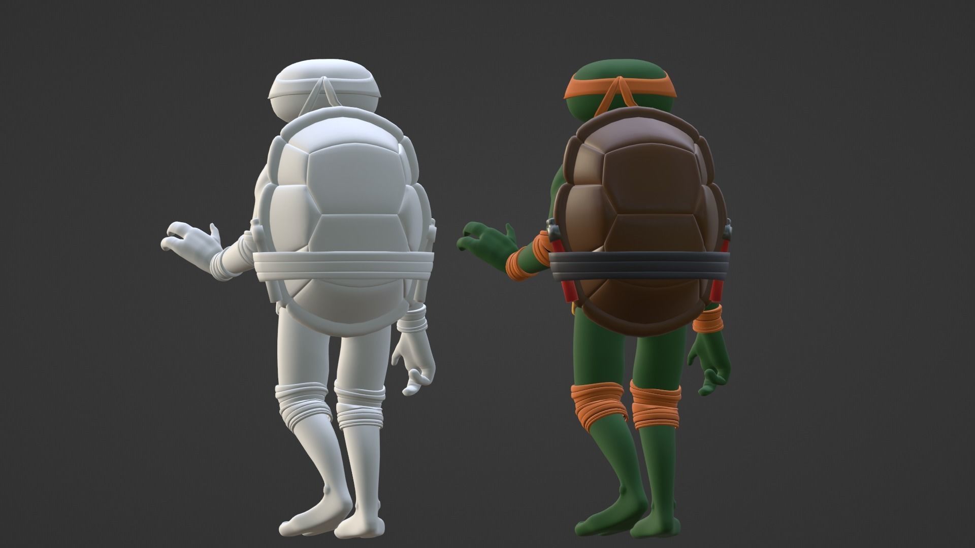 Michelangelo - TMNT 3D model_17