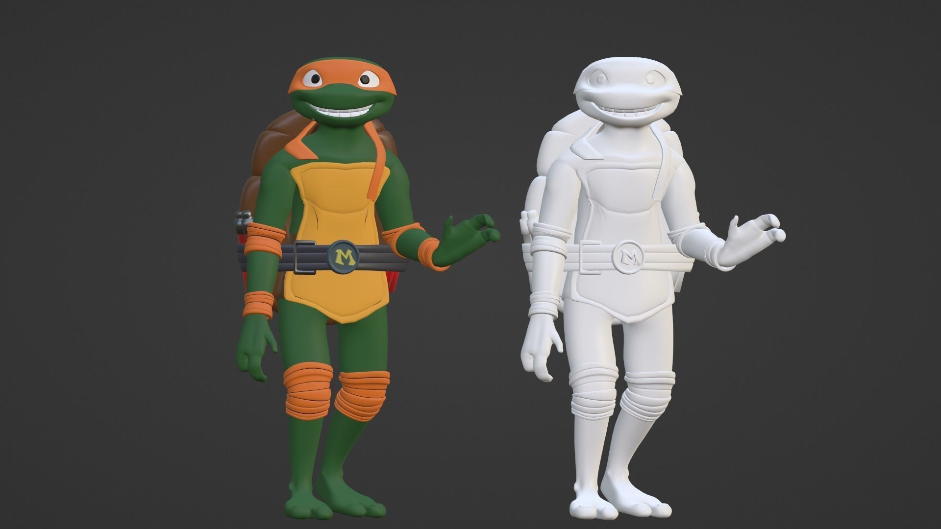Michelangelo - TMNT 3D model_16