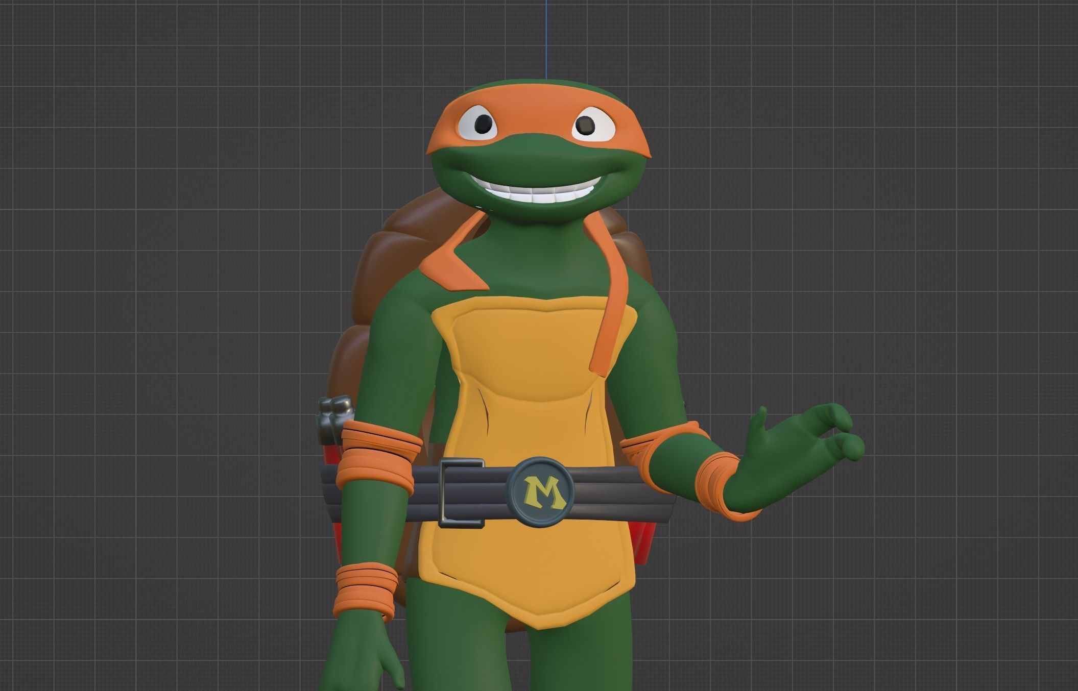 Michelangelo - TMNT 3D model_8