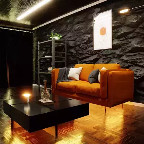 Sofa 2 seater - Irvine Saffron Gold 