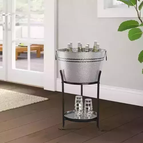 Ketchum Metal Ice Bucket