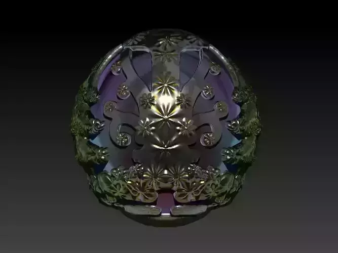 Chrsitmas Oustrig Egg 3D print model