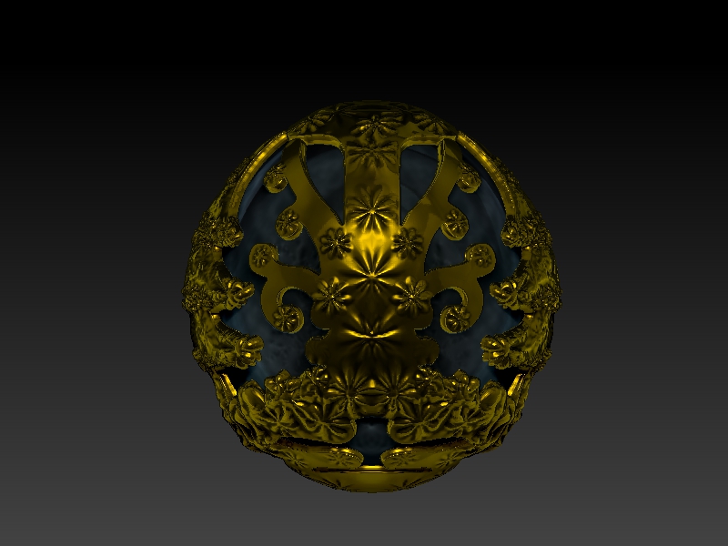 Chrsitmas Oustrig Egg 3D print model_9