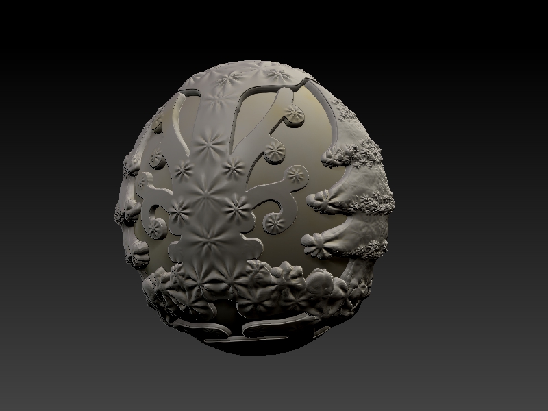 Chrsitmas Oustrig Egg 3D print model_3