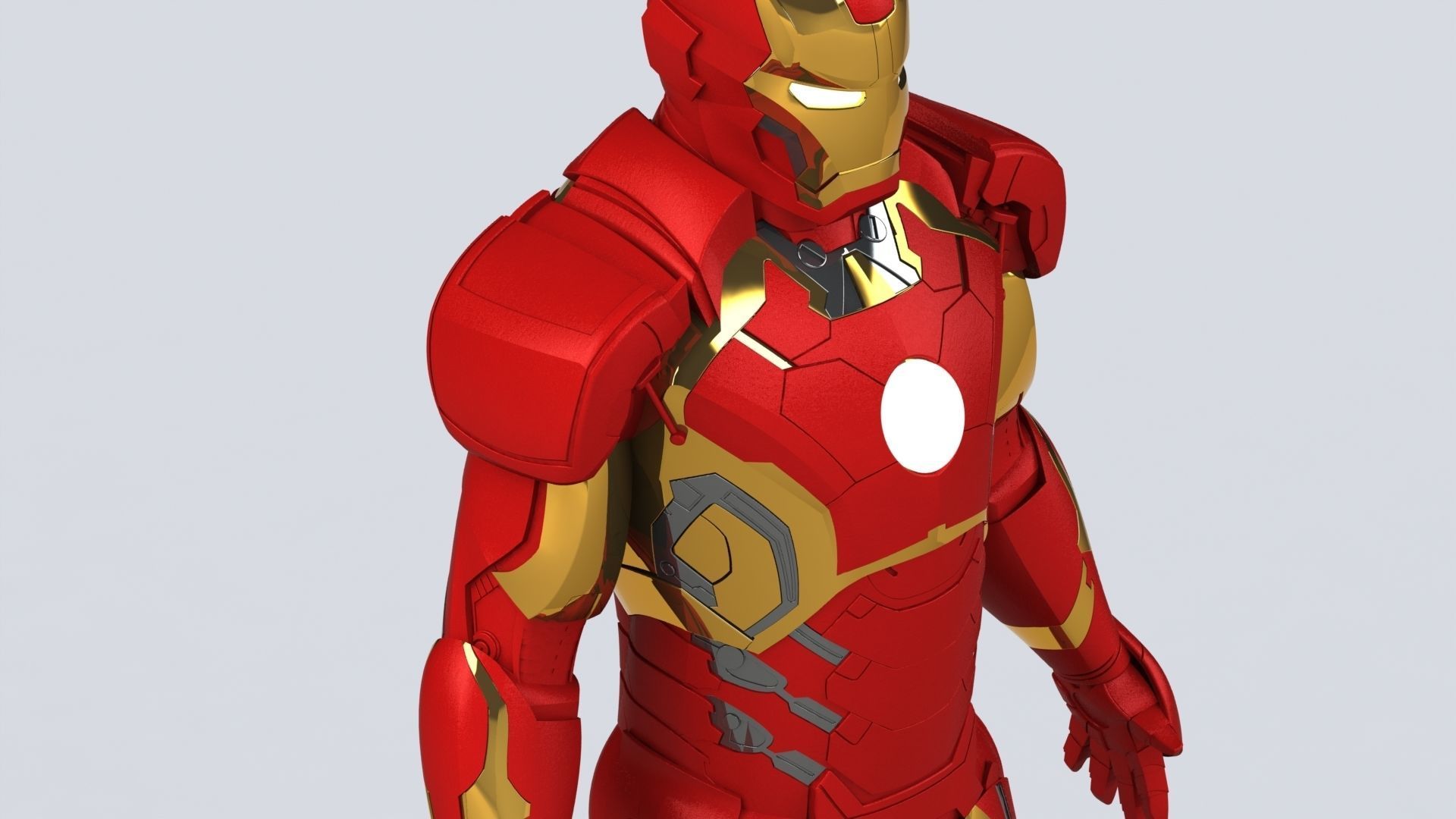 IRON MAN MARK 42 3D model_1