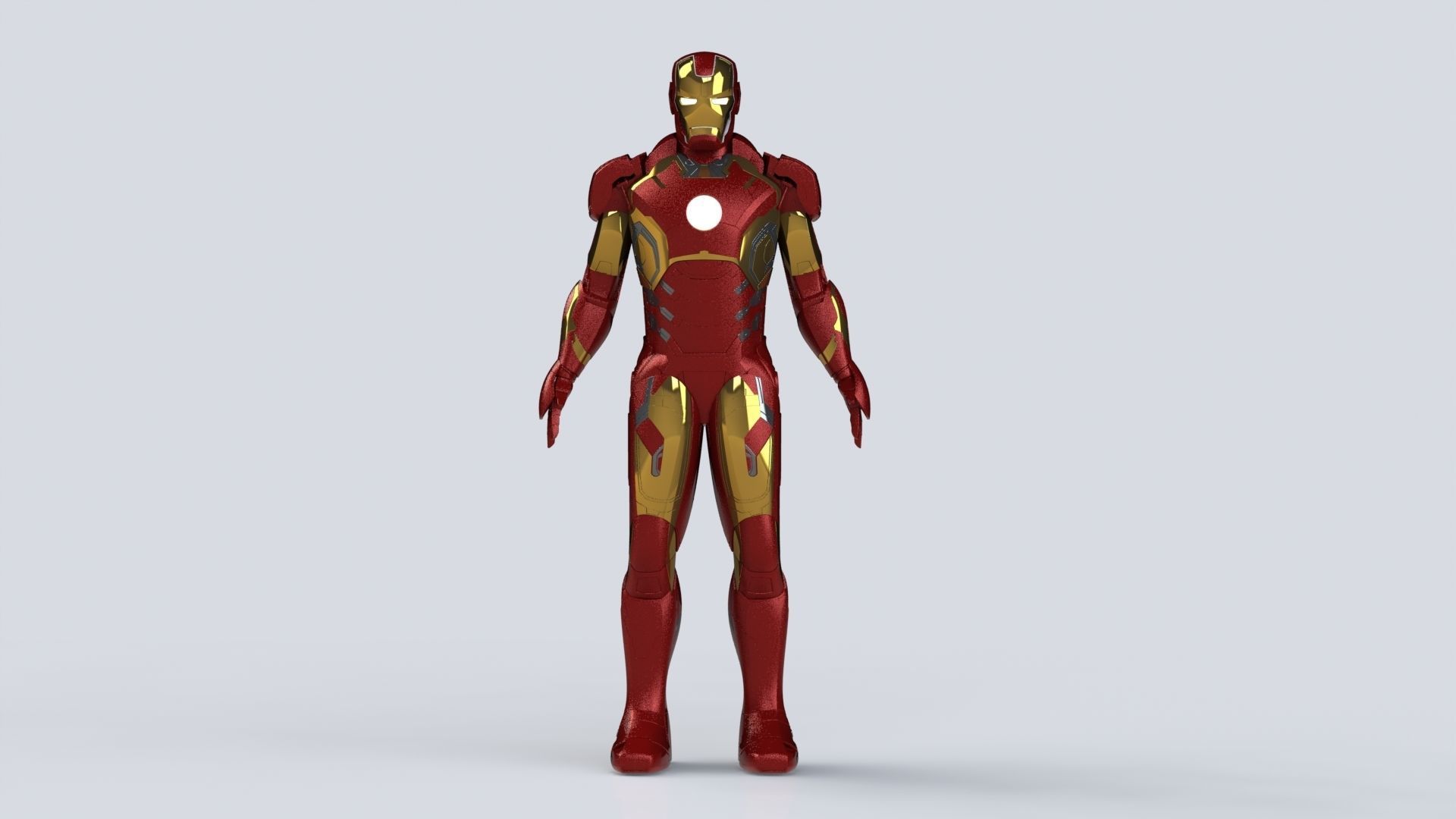 IRON MAN MARK 42 3D model_4