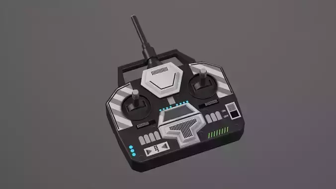 rc control Low-poly 3D model