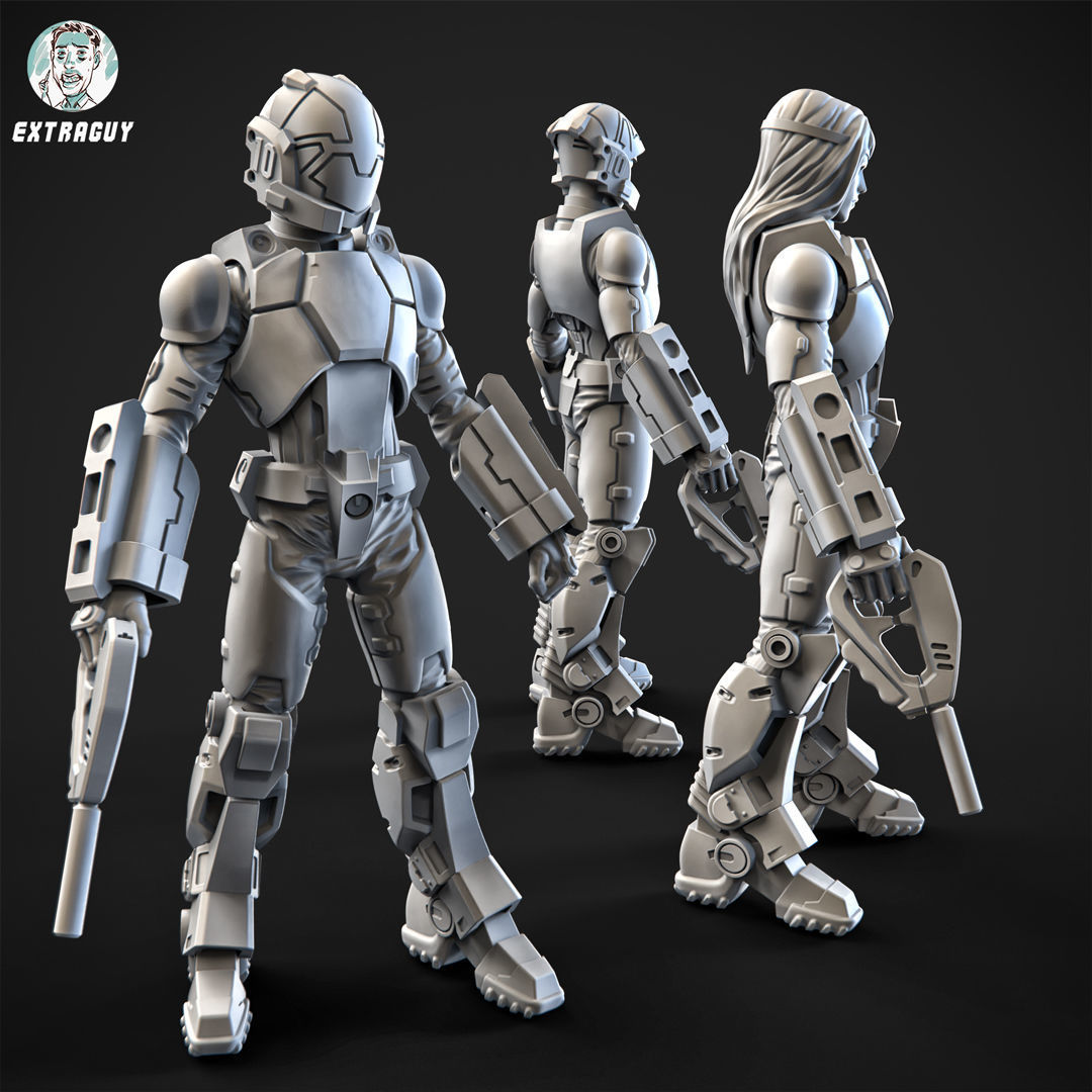  Blade Hurricane Pilot 100mm and 32mm Approximate Heights 3D print model_2