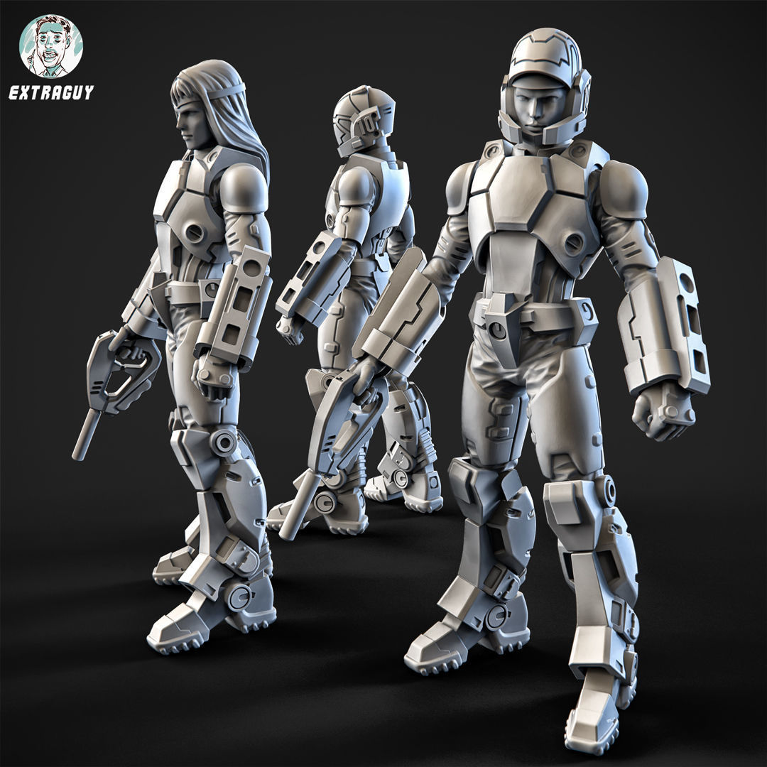  Blade Hurricane Pilot 100mm and 32mm Approximate Heights 3D print model_1