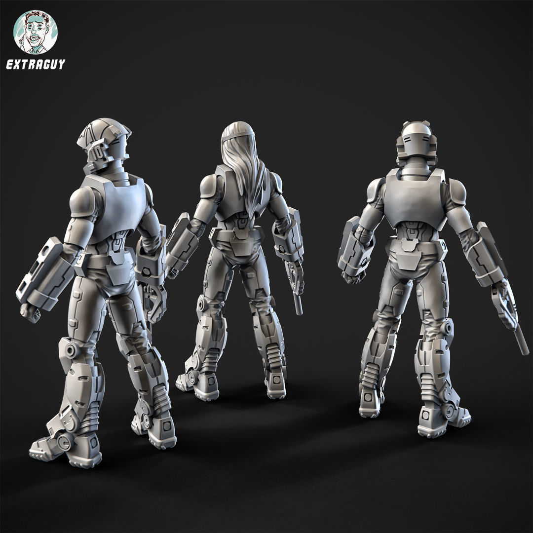  Blade Hurricane Pilot 100mm and 32mm Approximate Heights 3D print model_3