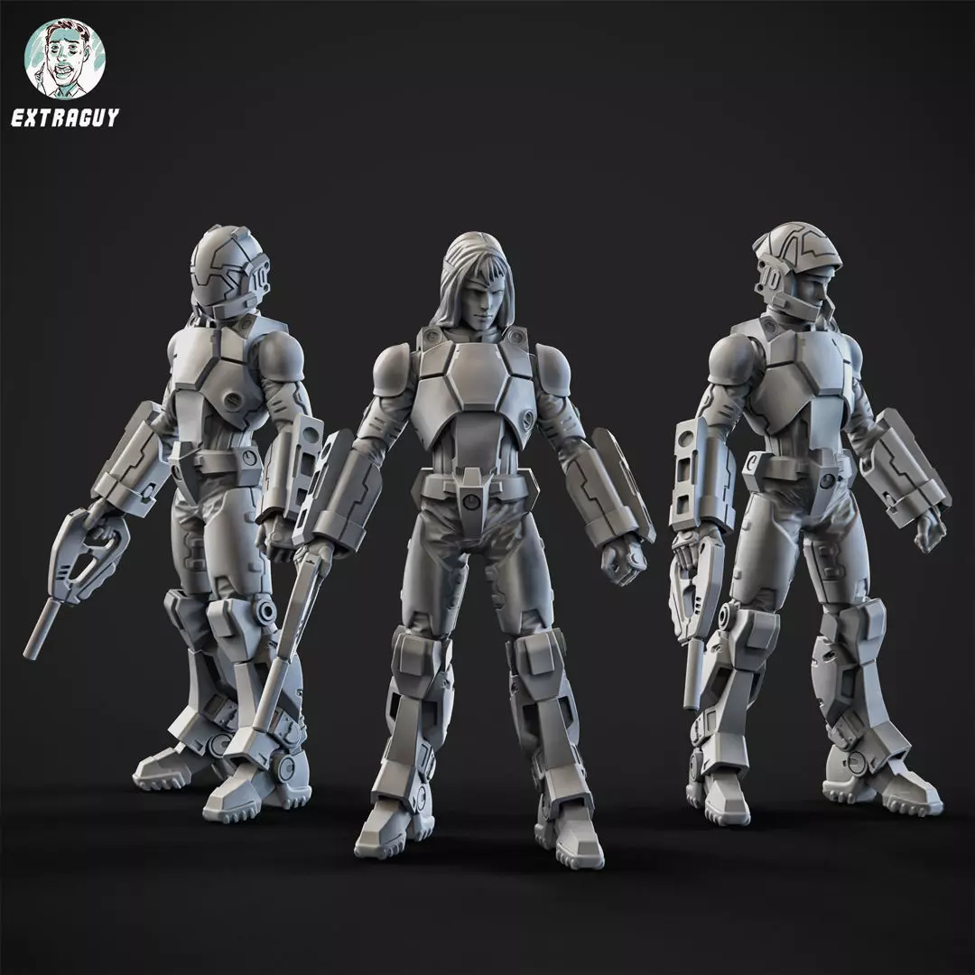  Blade Hurricane Pilot 100mm and 32mm Approximate Heights 3D print model_0