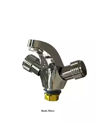 Water Tap Basin Mixture 3D model