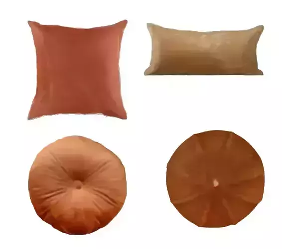 package with pillows and curtains