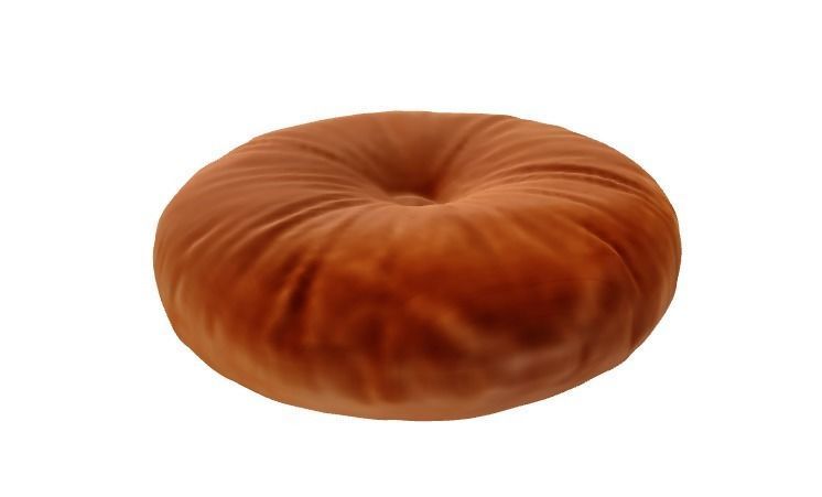 package with pillows and curtains 3D model_4