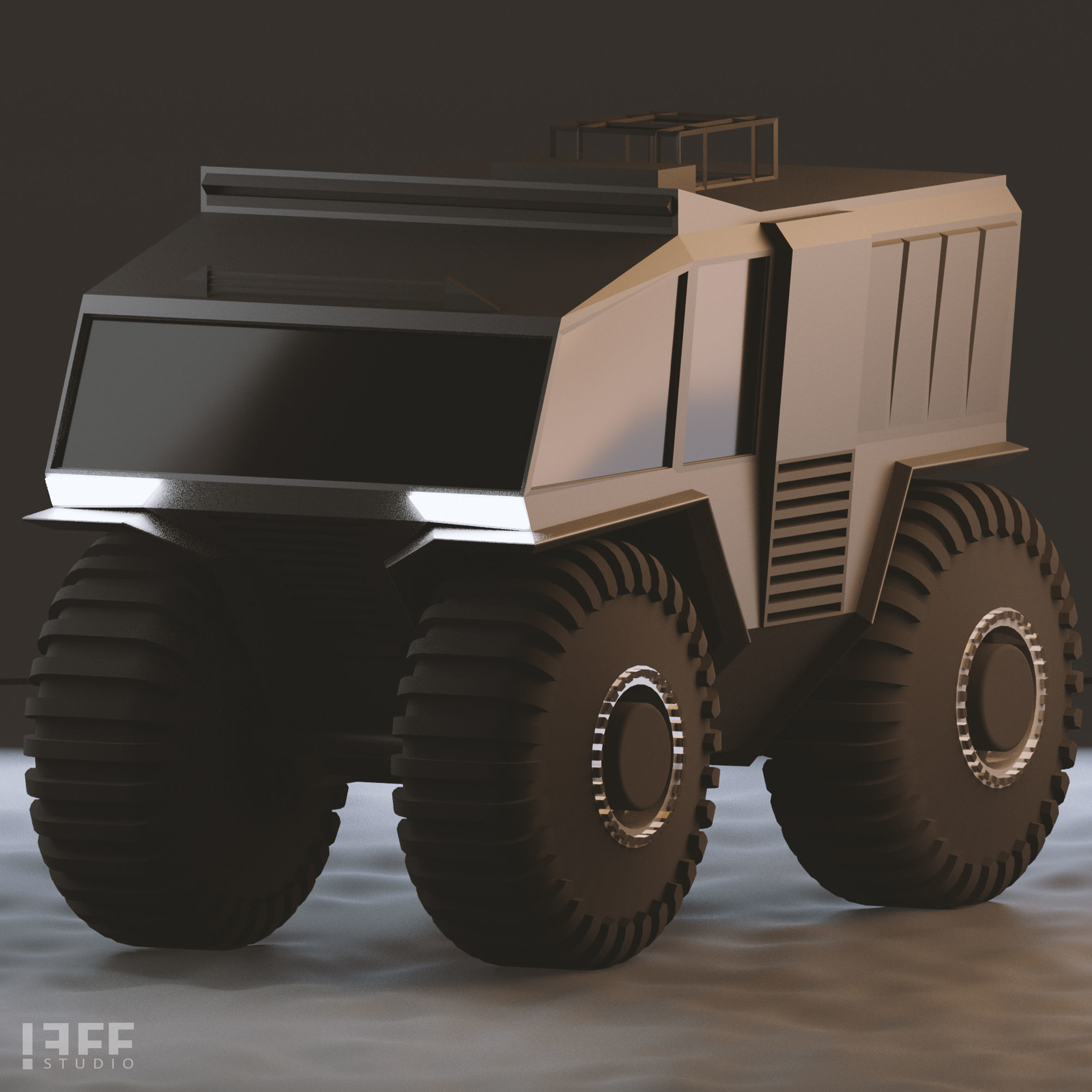 9 VEHICLES MODELS JEFF STUDIO Low-poly 3D model_19