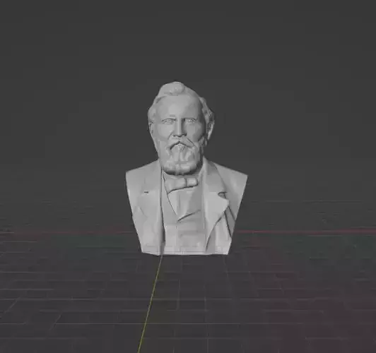 James Longstreet 3D print model