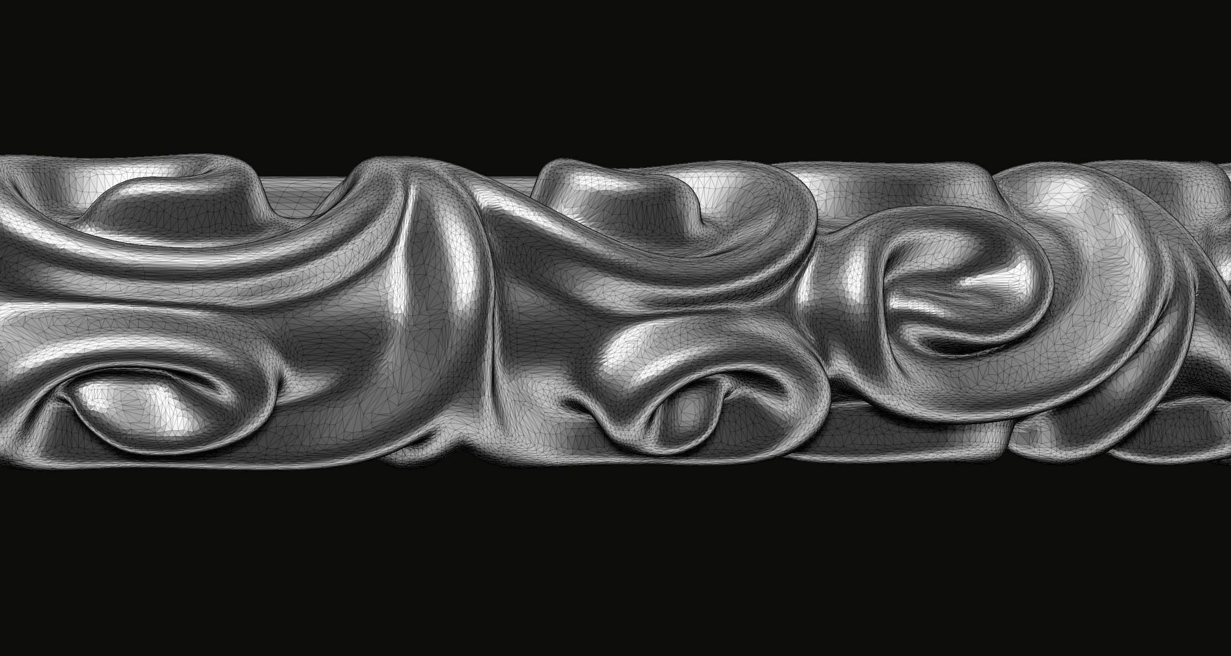 Patterned bangle 2 3D print model_7