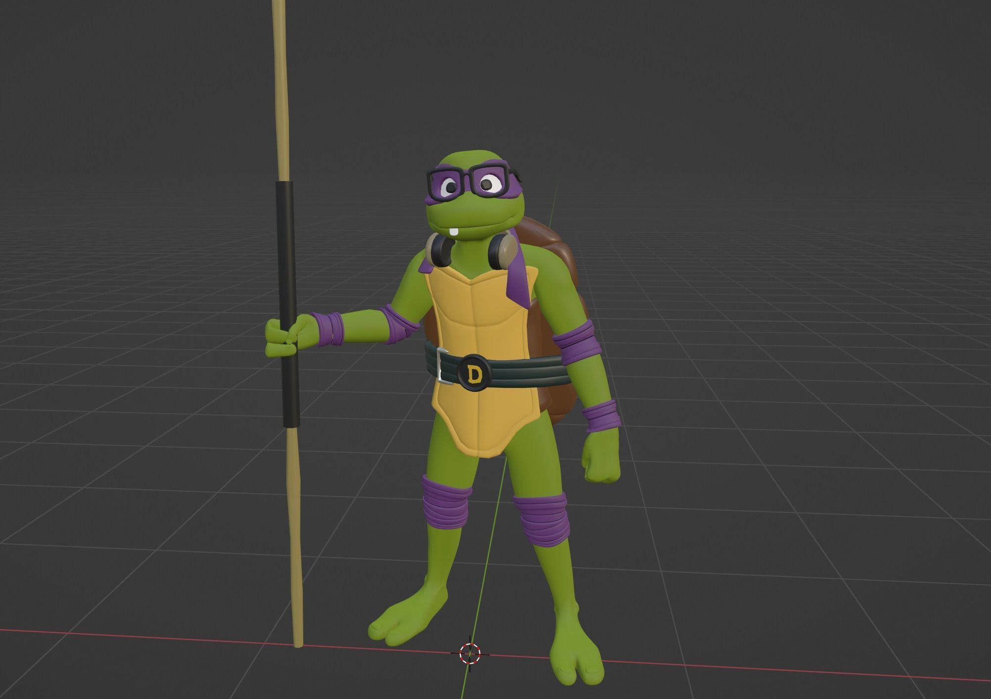 Donatello - TMNT 3D model_4
