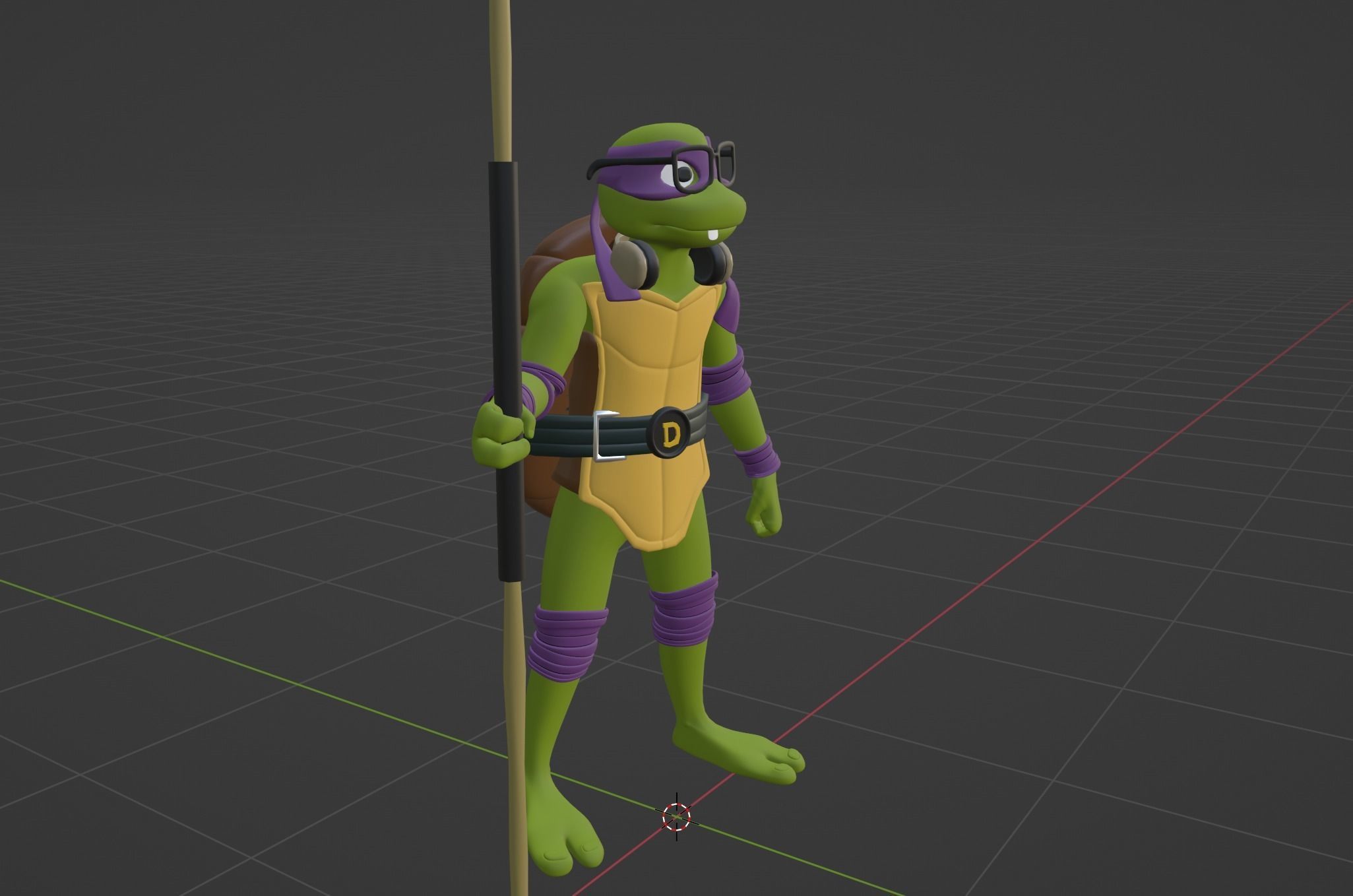 Donatello - TMNT 3D model_7
