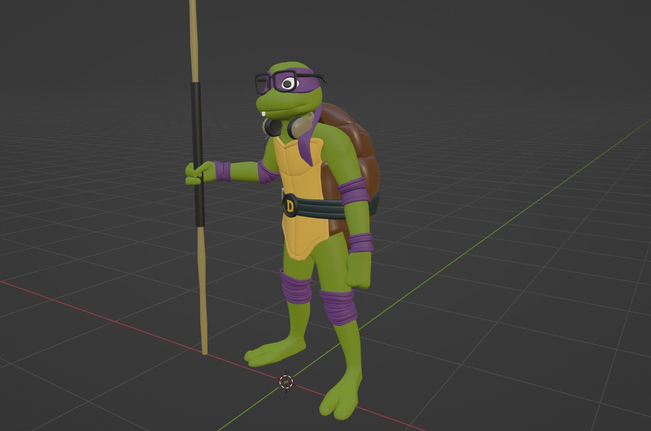 Donatello - TMNT 3D model_5