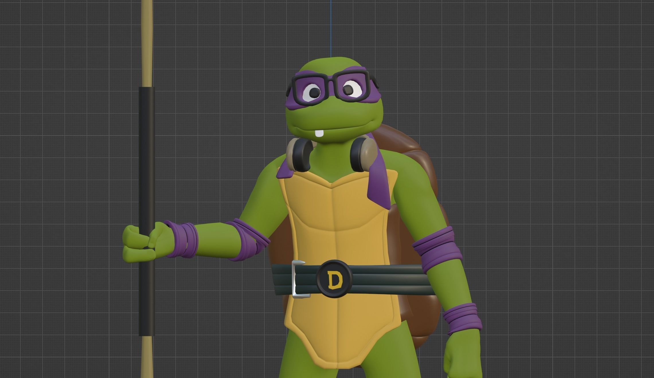 Donatello - TMNT 3D model_8